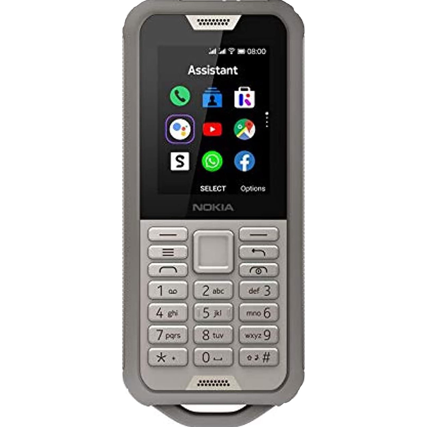 Nokia 800 Tough 4G/LTE Desert Sand 4GB + 512MB Dual-SIM Unlocked GSM NEW