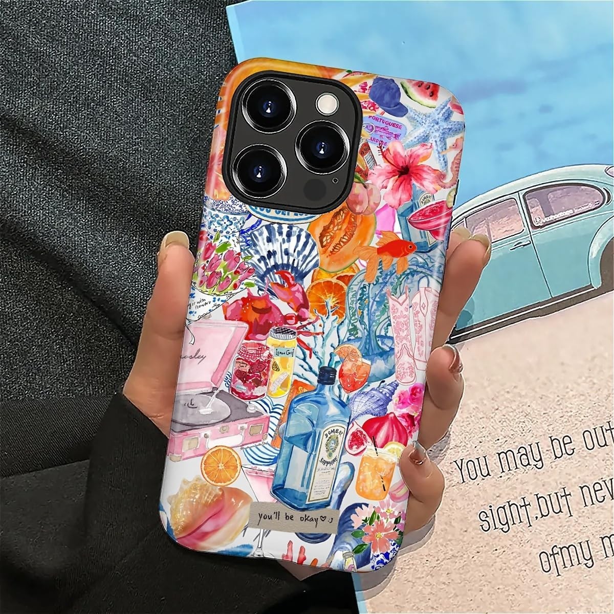 Rugged Shockproof Full Body Case for iPhone 16 Pro Max – 2 in 1 Heavy Duty Hybri