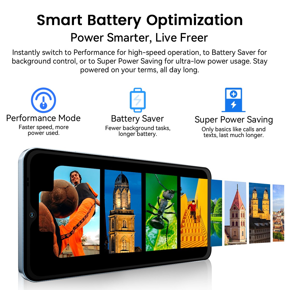 Blackview WAVE 9C Smartphone 12GB+128GB 6.56″ Android 15 5000mAh 13MP + 32GB TF
