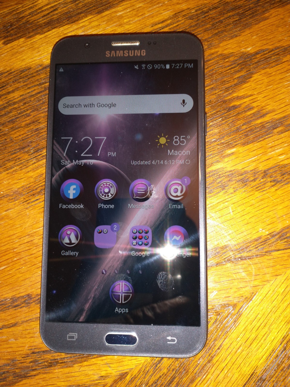 Samsung Galaxy J7 Sky Pro, 16GB, Gray (Tracfone), Android, View All Photos