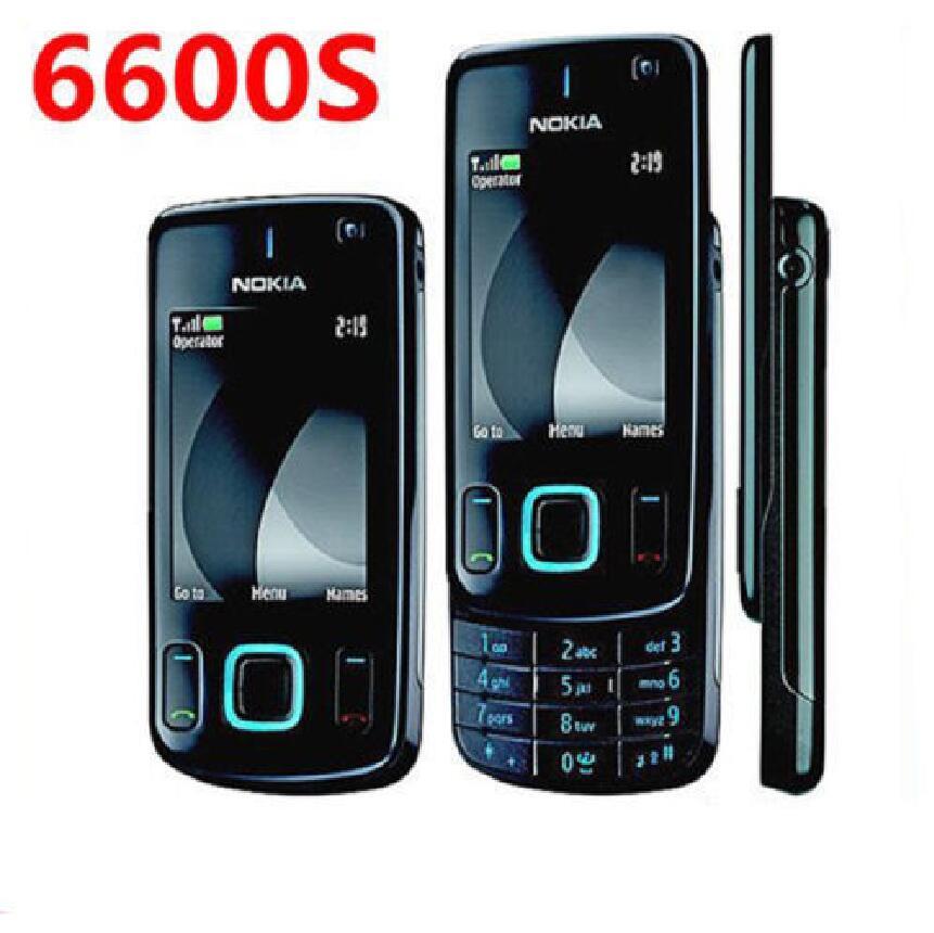 Original Nokia 6600 slide 6600S 3G UMTS 850 2100 3MP Bluetooth Slide Phone 2.2″