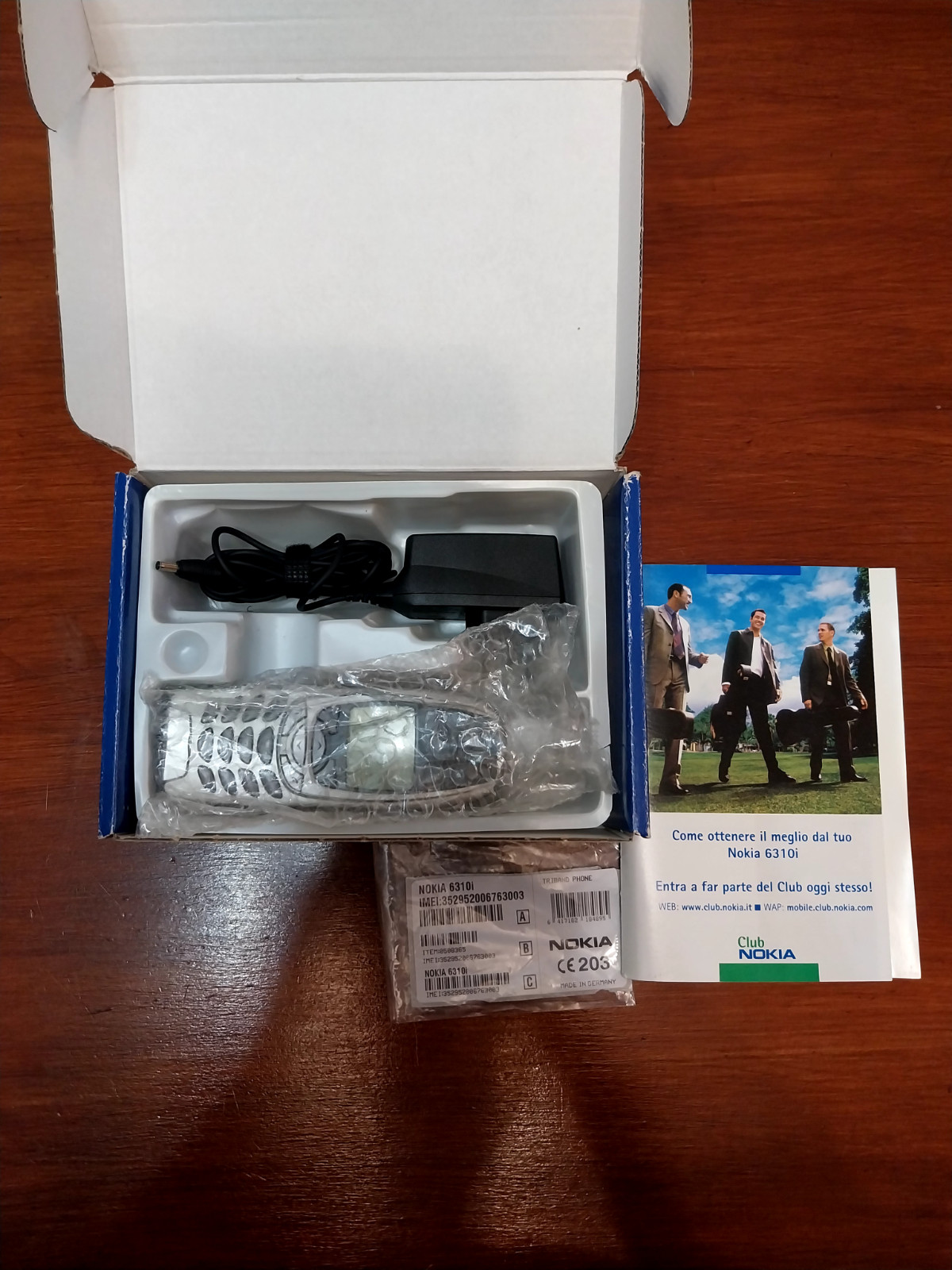 2002 Nokia 6310i with original box and charger made in Germany