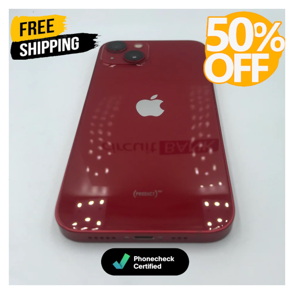 Apple iPhone 13 Unlocked 128GB/256GB – Green, Red, Black – Verizon – 5G