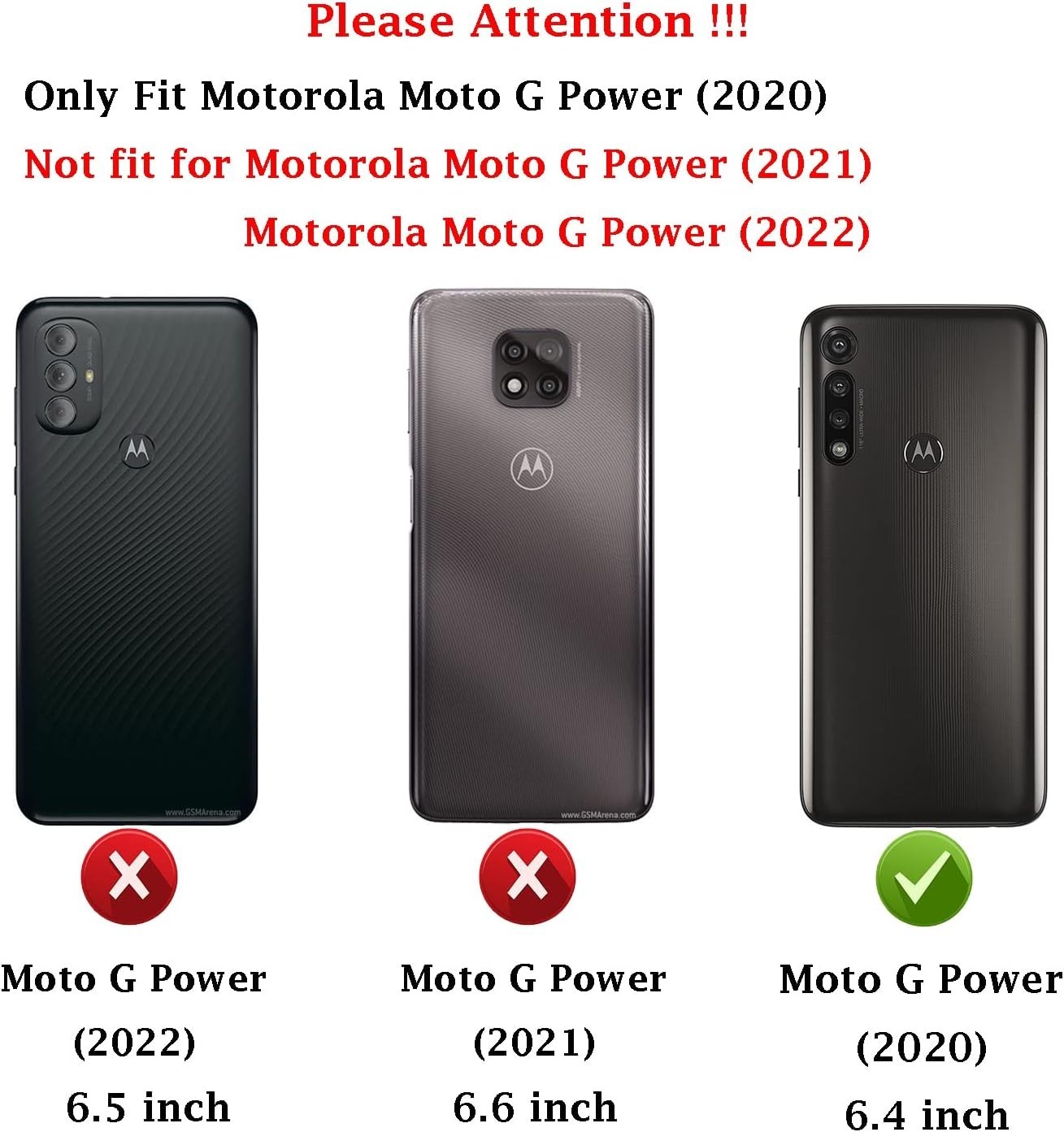 For Motorola Moto G Pure Case+Screen Protector, Cover Slim TPU Bumper Shockproof