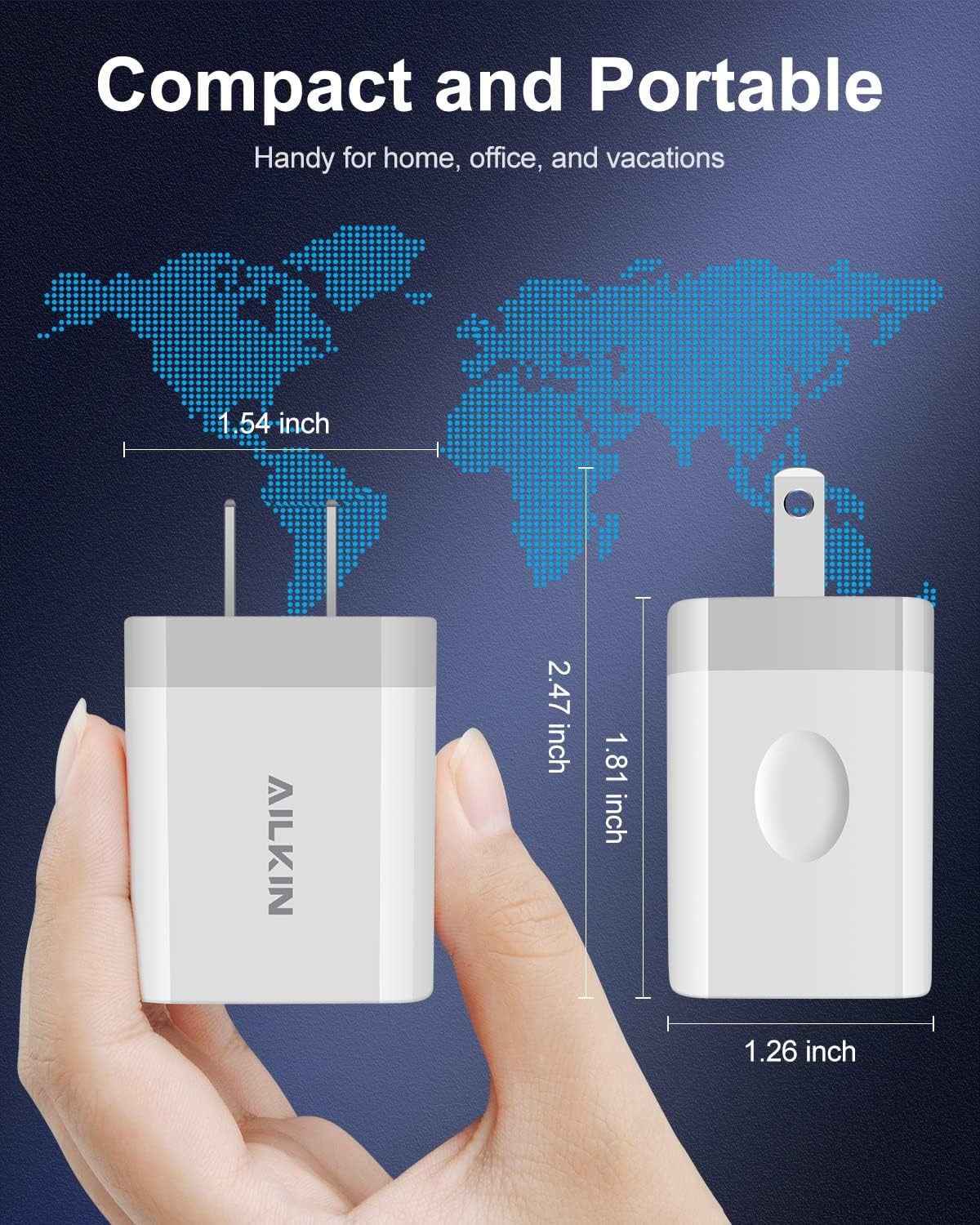 20W USB-C Fast Charger Adapter for iPhone 17 16 15 14 13 Pro Max