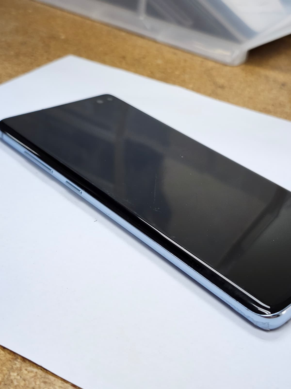 DEFECTIVE – Samsung Galaxy S10+ – 128GB – Blue -GSM Unlocked – SM-G975U – 12880