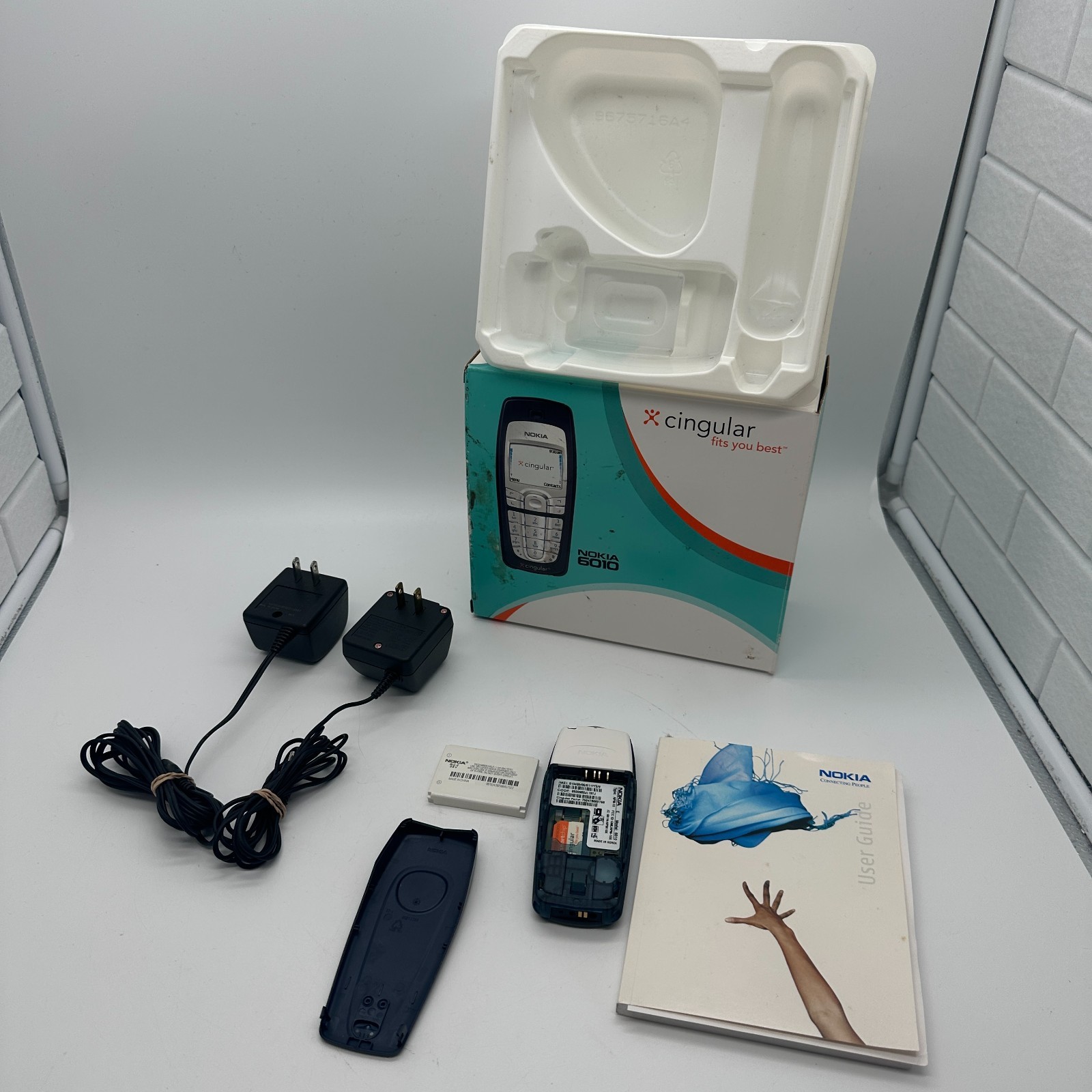 Nokia 6010 Very Rare For Collector 2 Chargers Box Manual Cingular Games Works