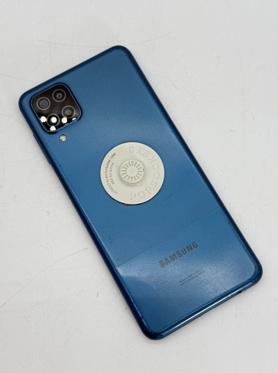 Samsung Galaxy A12 Smartphone SM-A125U Blue AIO Cellphone For Parts (Read Desc)
