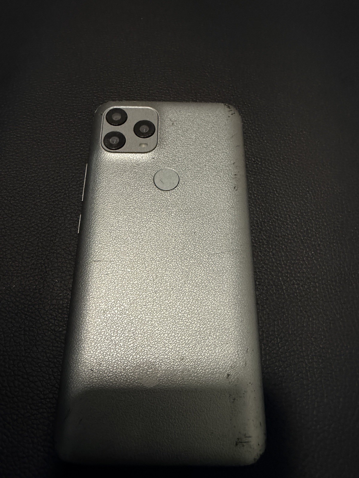 TCL Silver Slate Smartphone USB Type-C Cracked Screen For Parts/Repair AS-IS