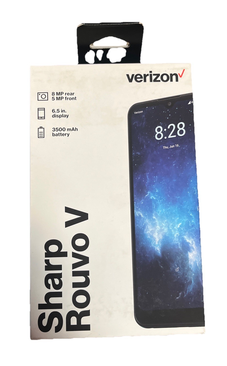Verizon Sharp Rouvo V, 32GB, Black – Prepaid [Locked to Verizon Prepaid]