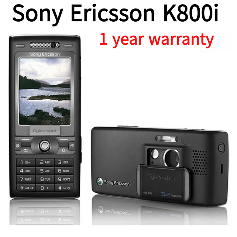 Sony Ericsson K800i 3G GSM 3.15MP Camera Bluetooth FM Original Unlocked Phone