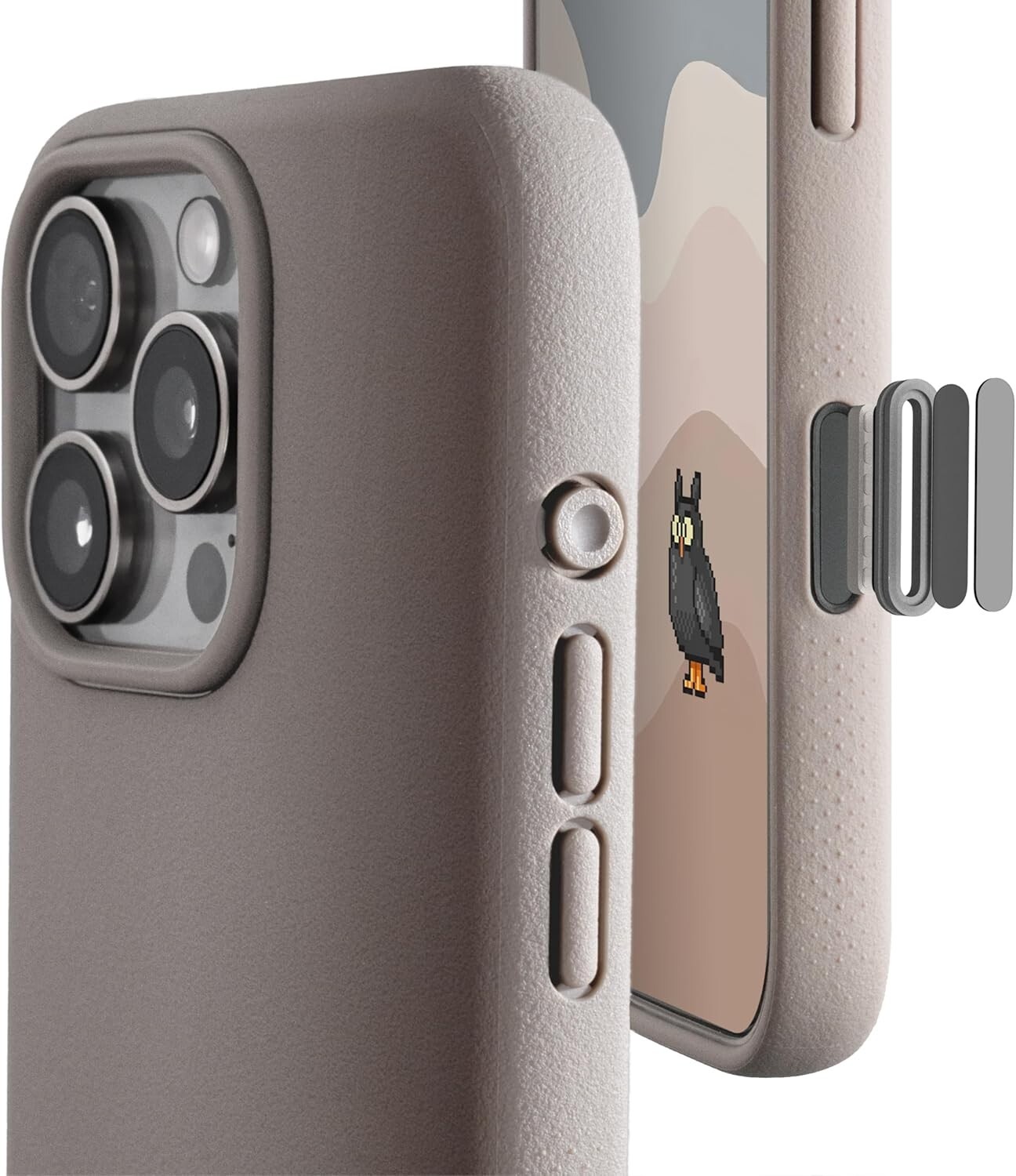 For iPhone 16 Pro Max 5G Case W/ Covered Camera Control Button & Thin Protection