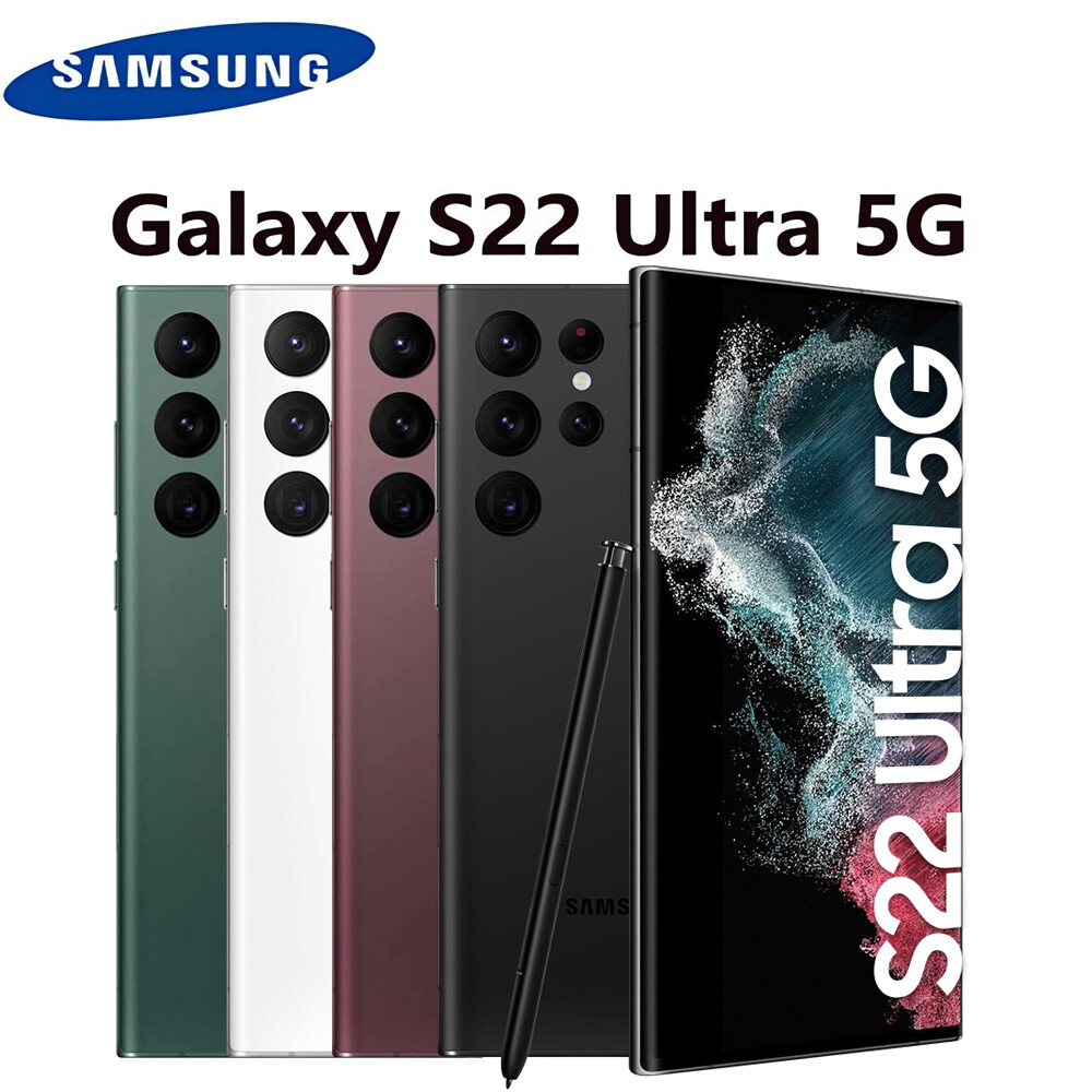New Samsung Galaxy S22 Ultra 5G 128GB 256GB 512GB S908U GSM CDMA Fully Unlocked