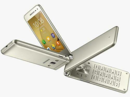 Samsung Galaxy Folder G1600 2GB+16GB ROM WIFI Unlocked LTE 4G Flip Andriod Phone