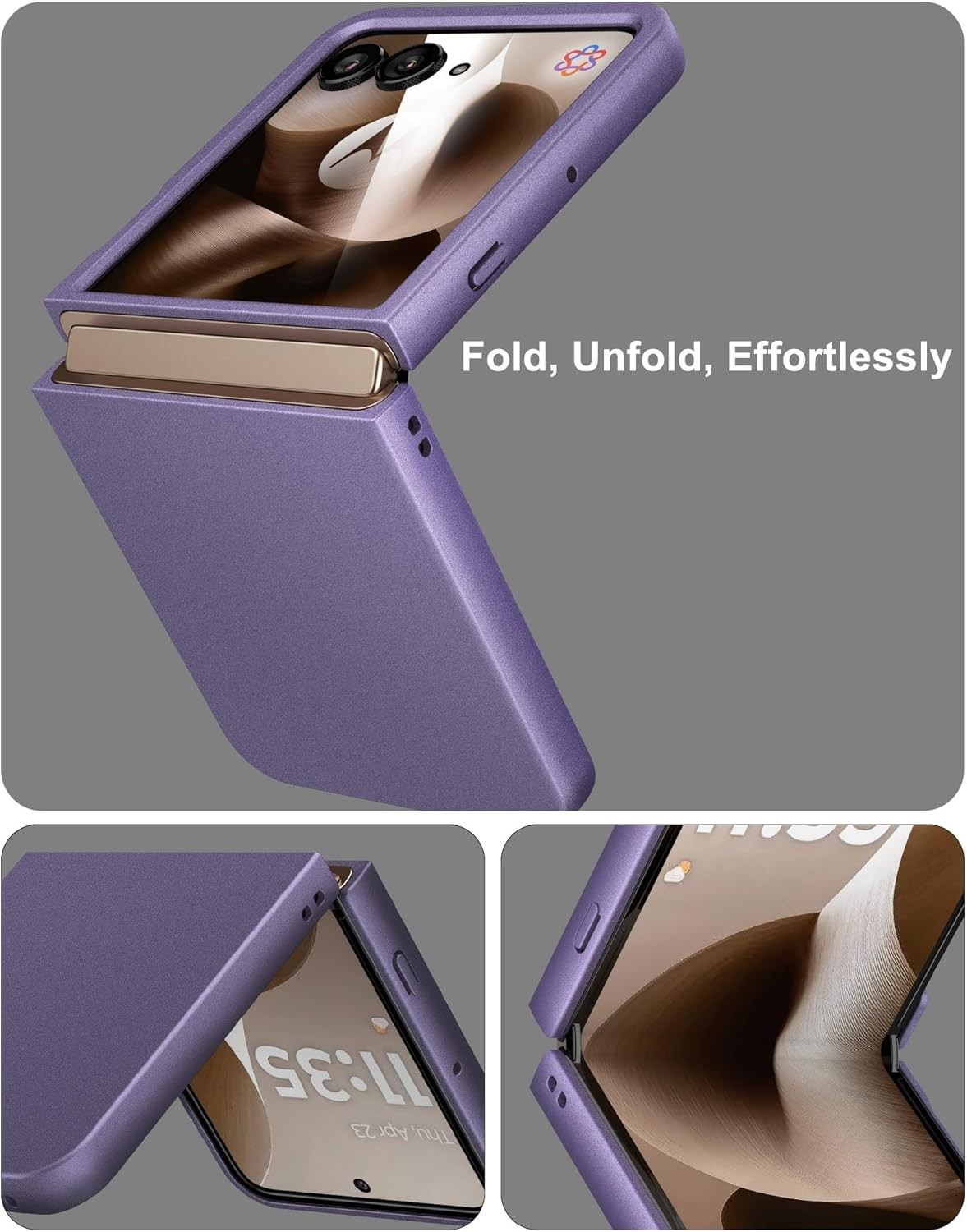 Case for Motorola Razr Ultra 2025/2026 – Thin Hard Matte Polycarbonate Cover