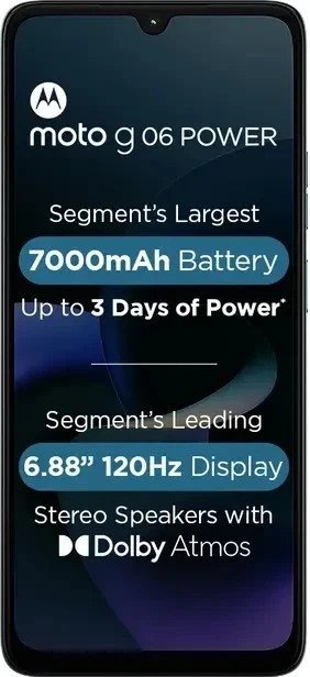 Motorola Moto G06 Power Tapestry Factory Unlocked 4GB RAM 64GB Storage
