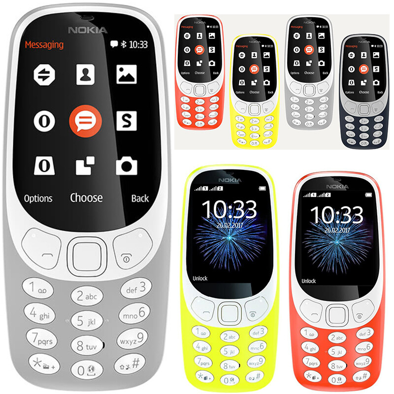 2017 NOKIA 3310 Dual SIM Retro Classic Keypad Phone Unlocked GSM 2G 900/1800 MHz