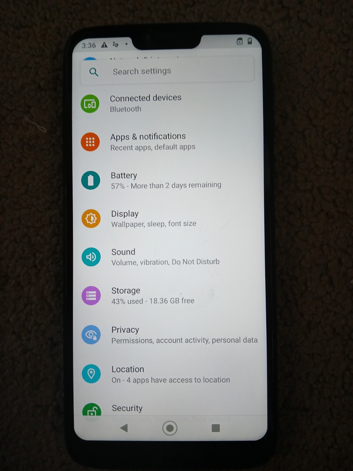 Motorola Moto G7 Power 32GB XT1955-6 Marine Blue Verizon Only – Good