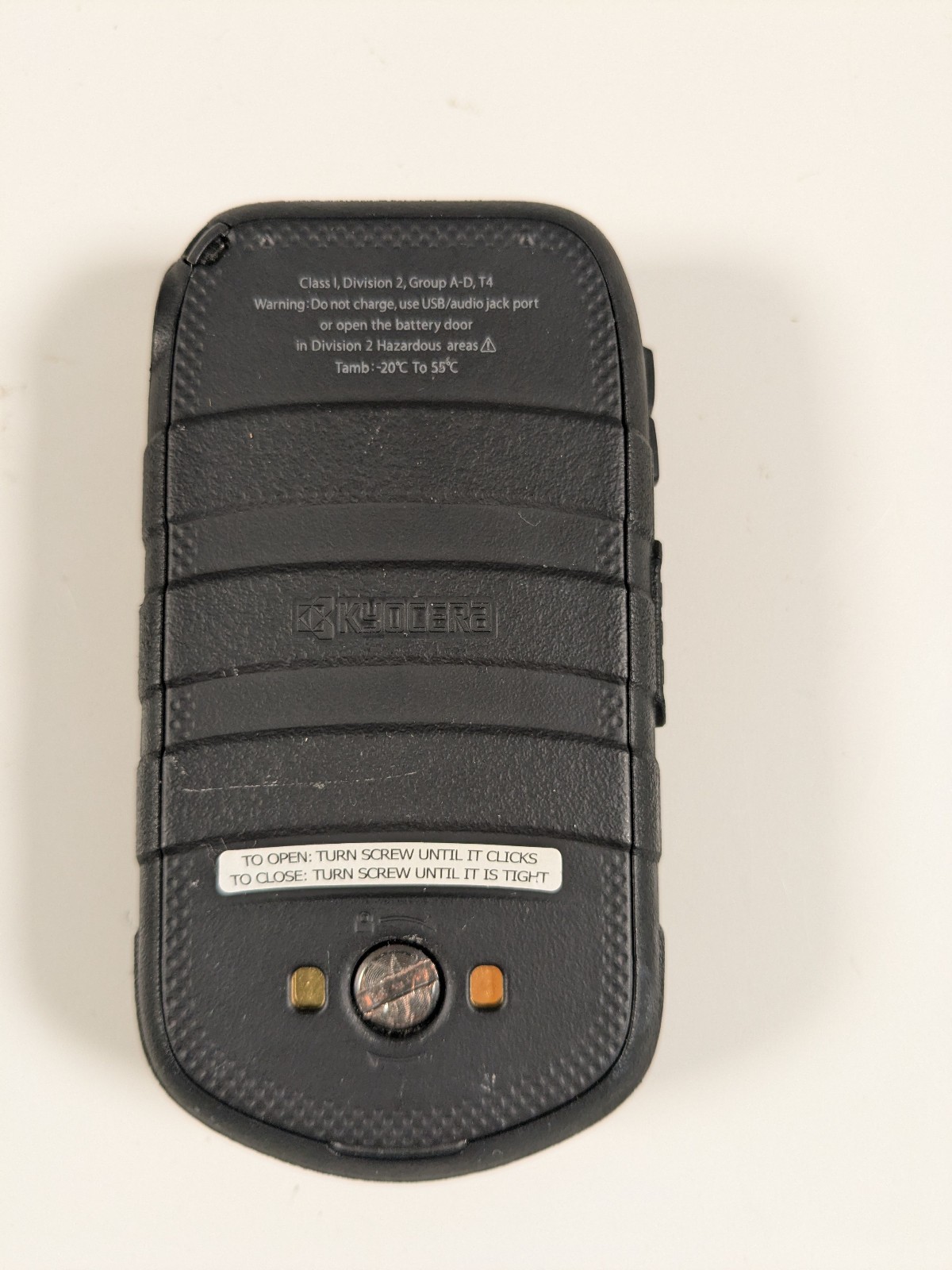 Kyocera Dura XE E4710 Rugged Cell Flip Phone AT&T Powers On