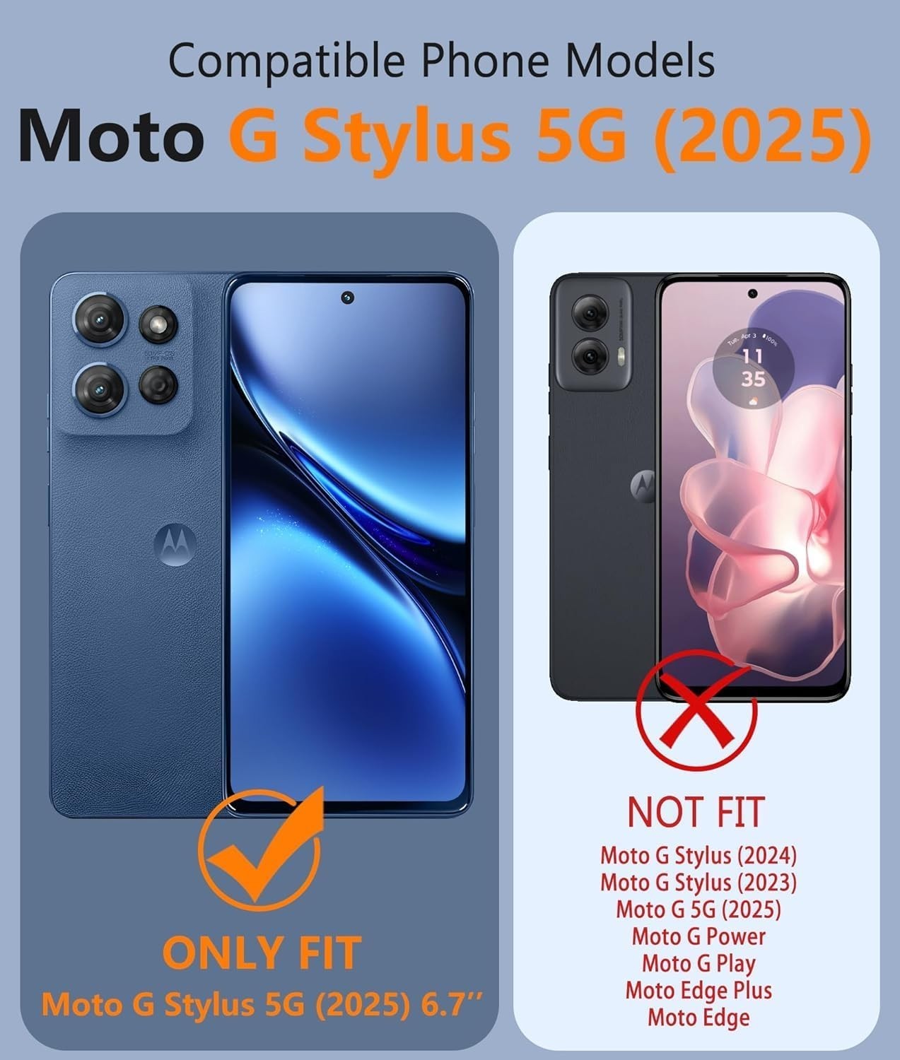 Motorola Moto G Stylus 5G 2025 Case Heavy Duty Rugged Shockproof Military Grade