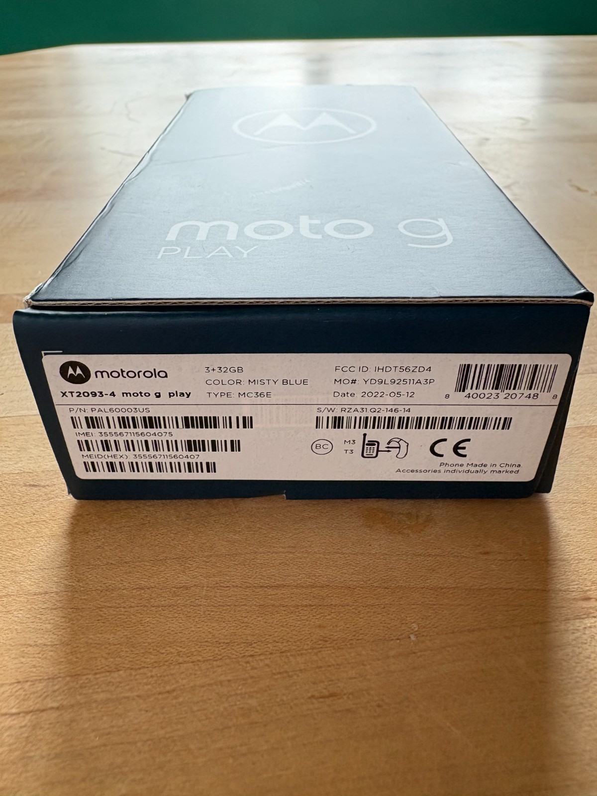 Motorola Moto G Play (2021) XT2093-4 32GB Misty Blue GSM Unlocked – Excellent