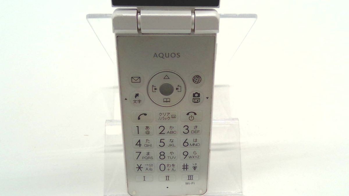 SHARP AQUOS Keitai 3 805SH SIM Unlocked Flip Phone black SIM Free