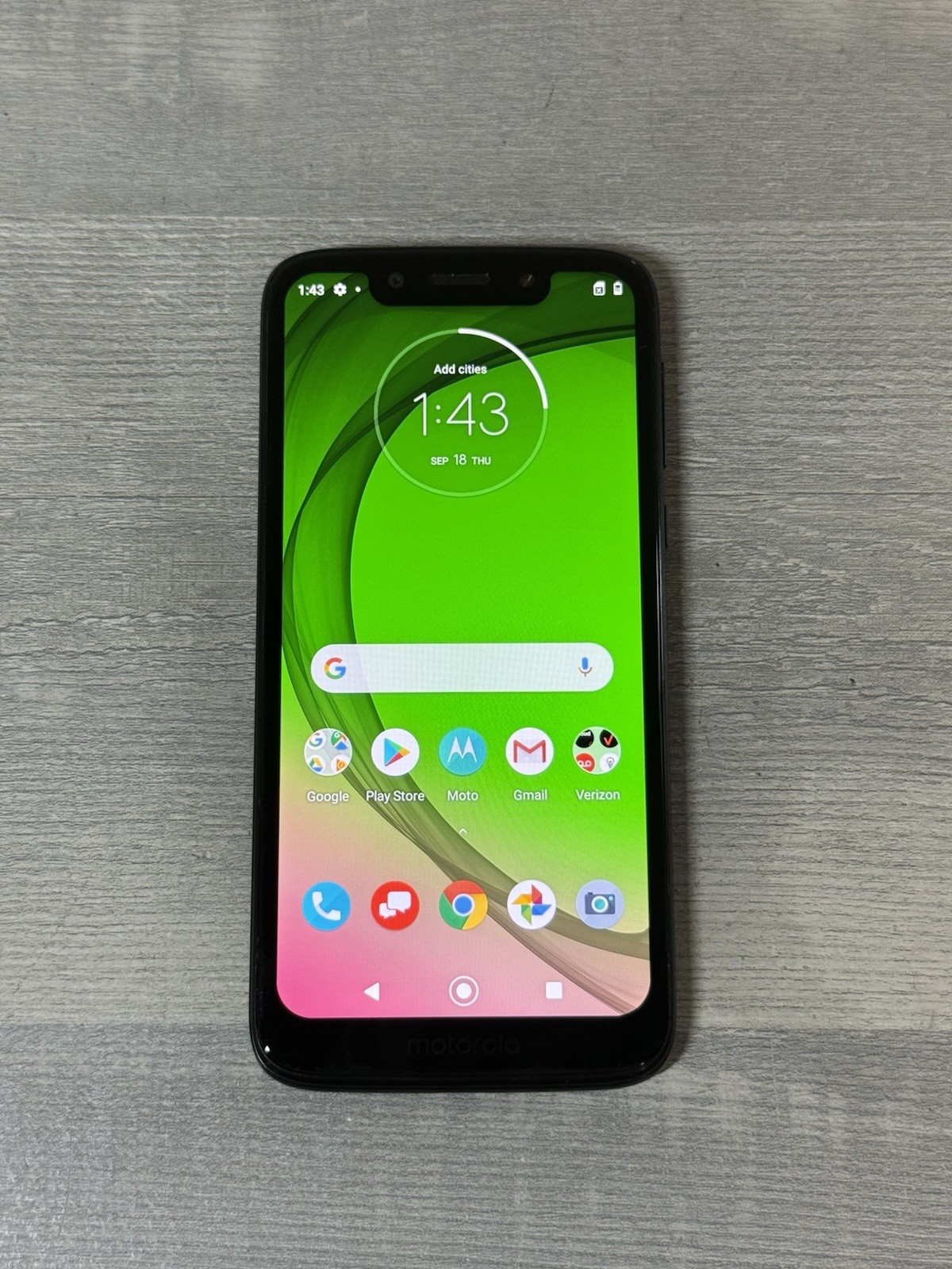 Motorola Moto G7 Play XT1952-6 32GB – Starry Black – Various Carriers
