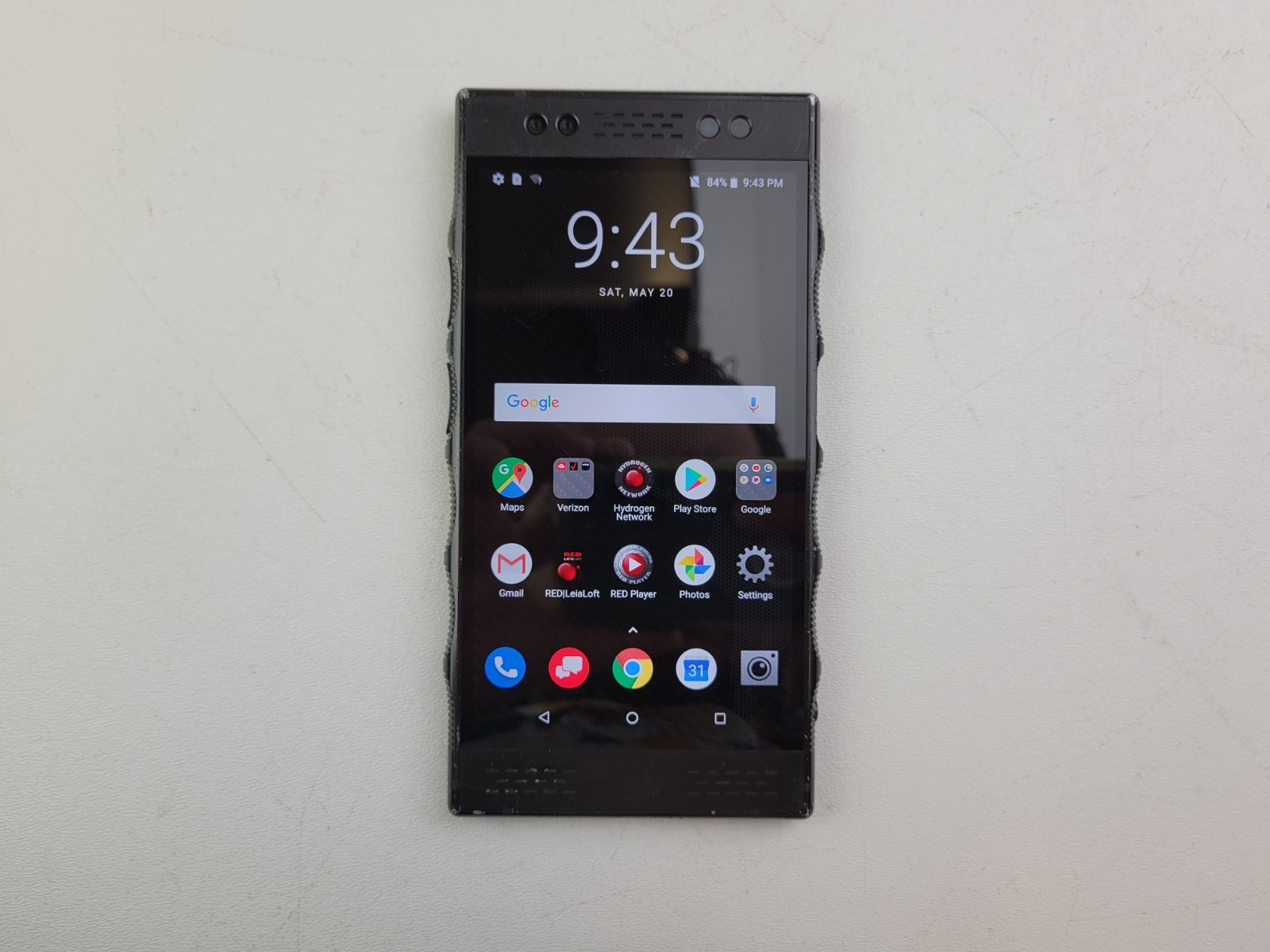 RED HYDROGEN One (H1A1000) 128GB – Black (Verizon) GSM UNLOCKED – H6117