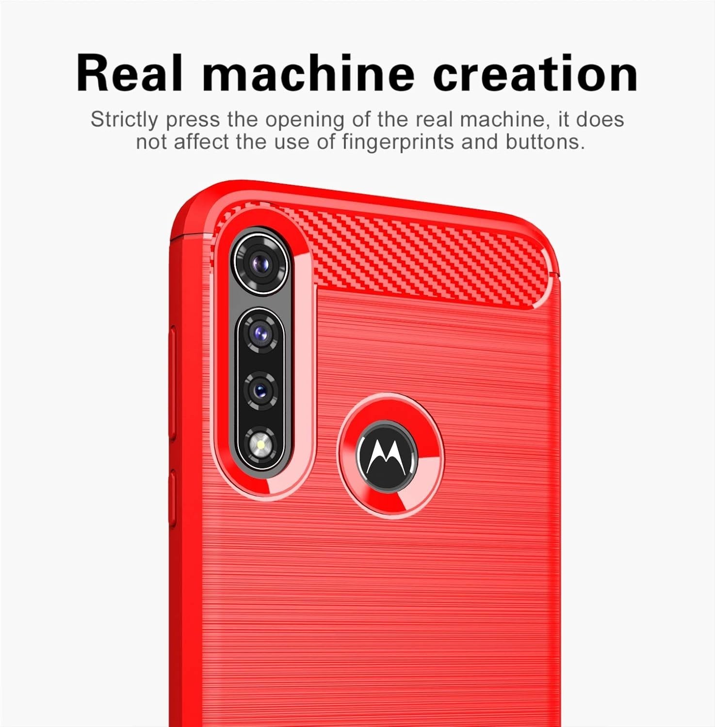 For Motorola Moto G Pure Case+Screen Protector, Cover Slim TPU Bumper Shockproof