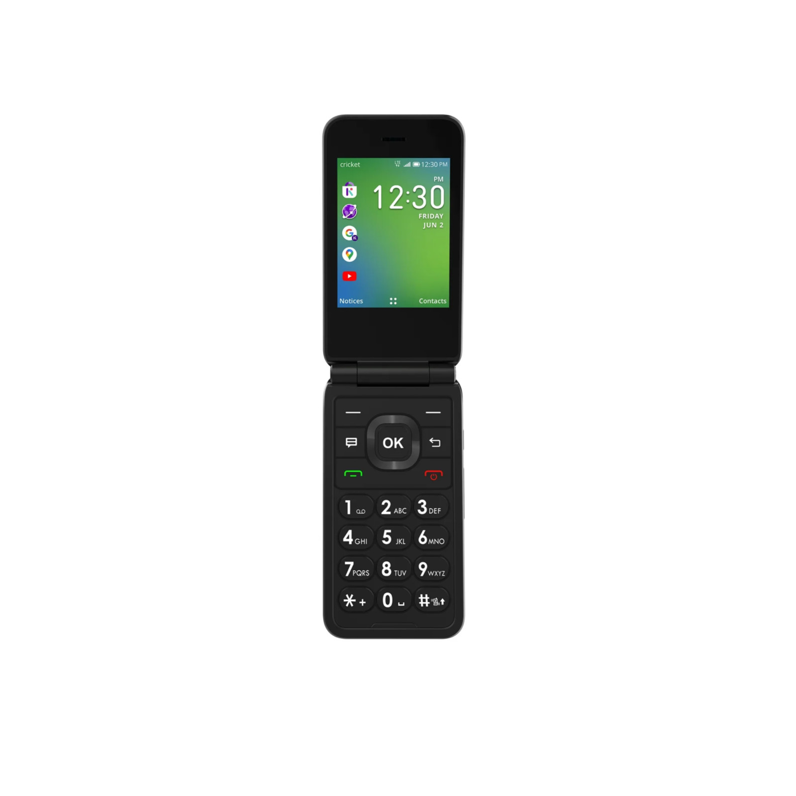 Debut Flex 4GB, 512MB RAM (Prepaid) – Graphite Gray Cricket Wireless – Brand New