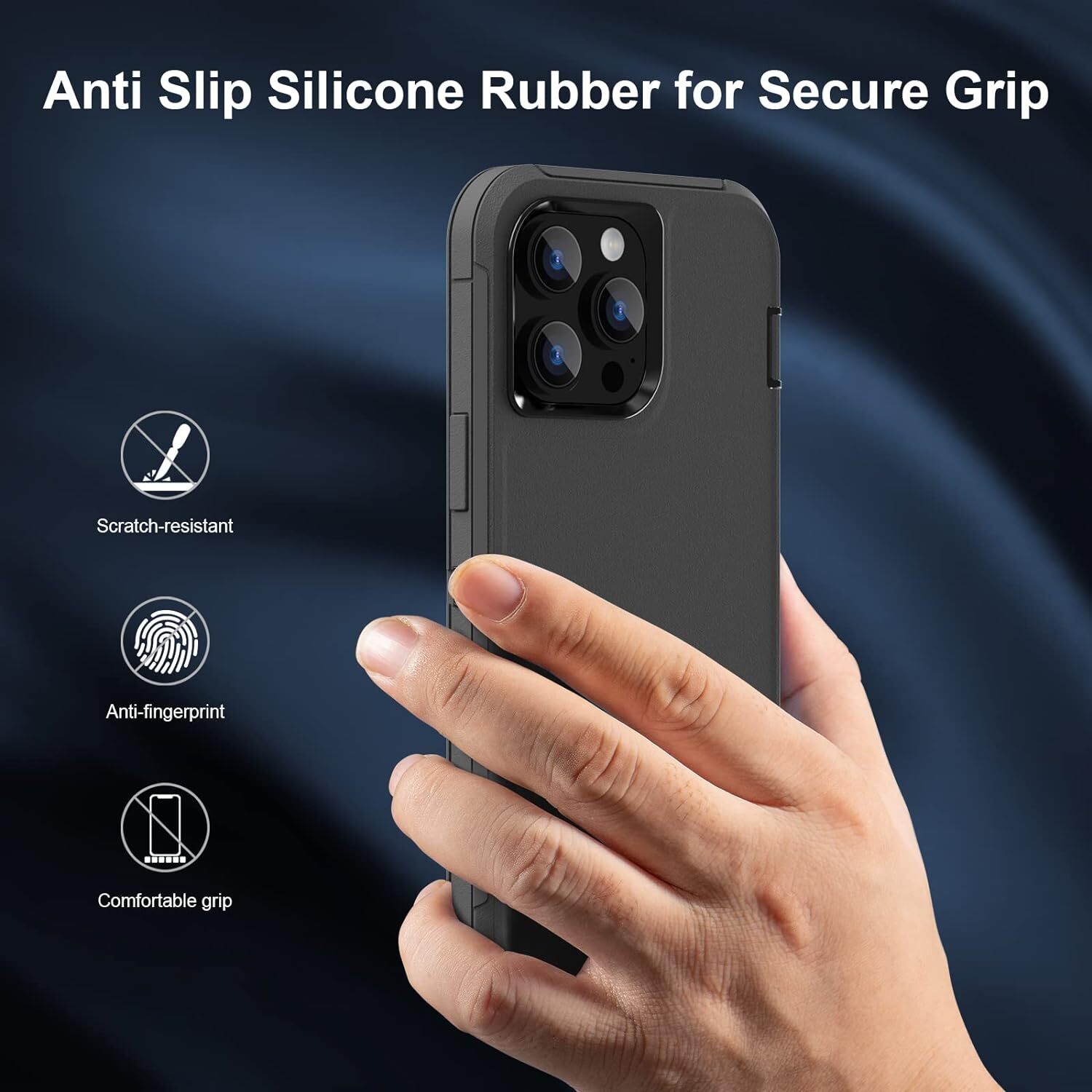 iPhone 14 Pro Max Case Heavy Duty Hybrid Shockproof Bumper Durable Phone Cover