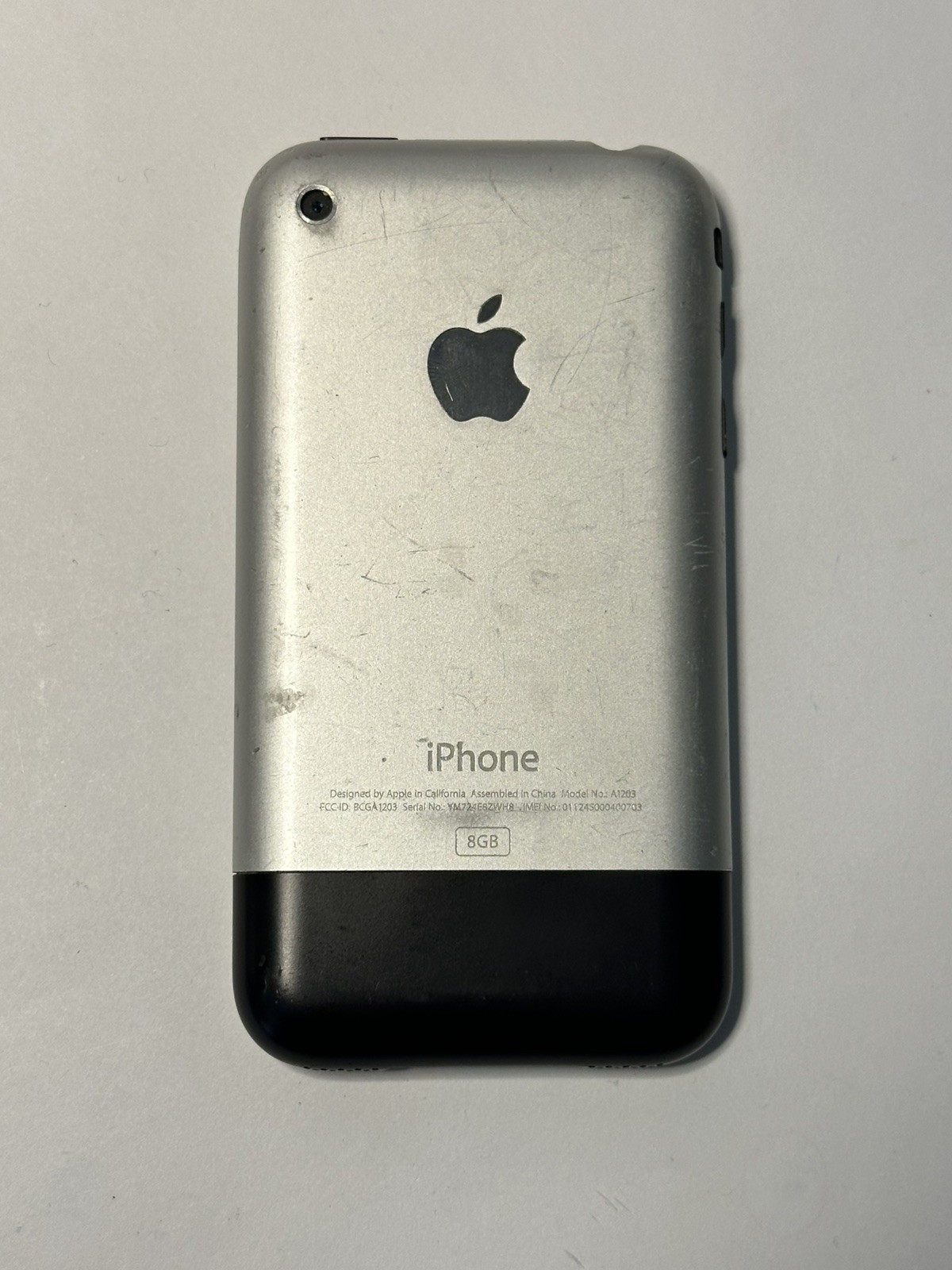 RARE YM iOS 1.0 LAUNCH DAY 8GB Apple iPhone 1st Generation Black A1203 (GSM) 2G