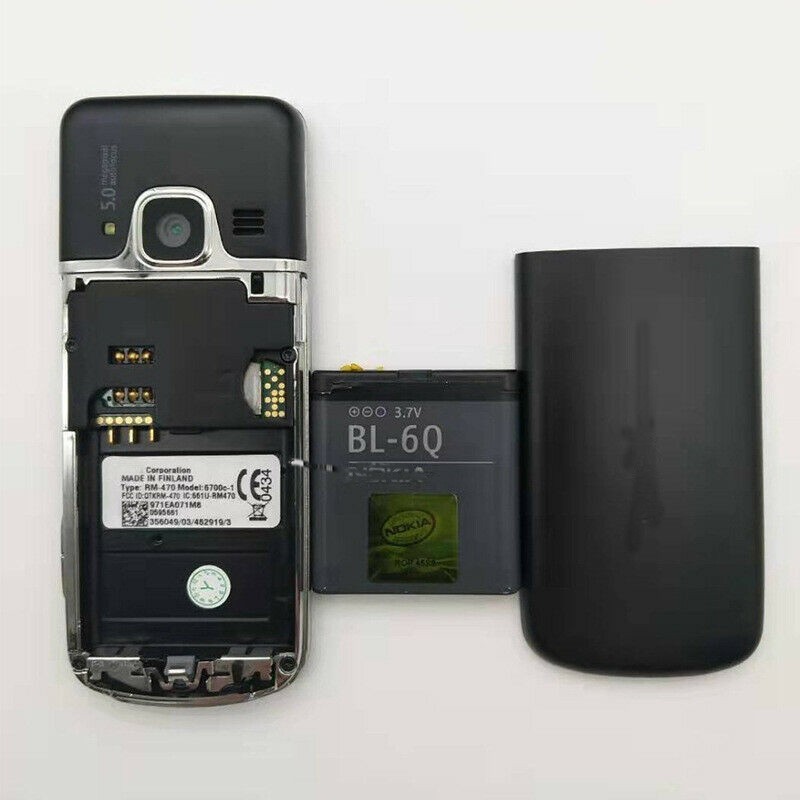 Unlocked Original Nokia 6700 Classic MP4 GPS FM Bluetooth 5.0MP 6700C 3G Phone