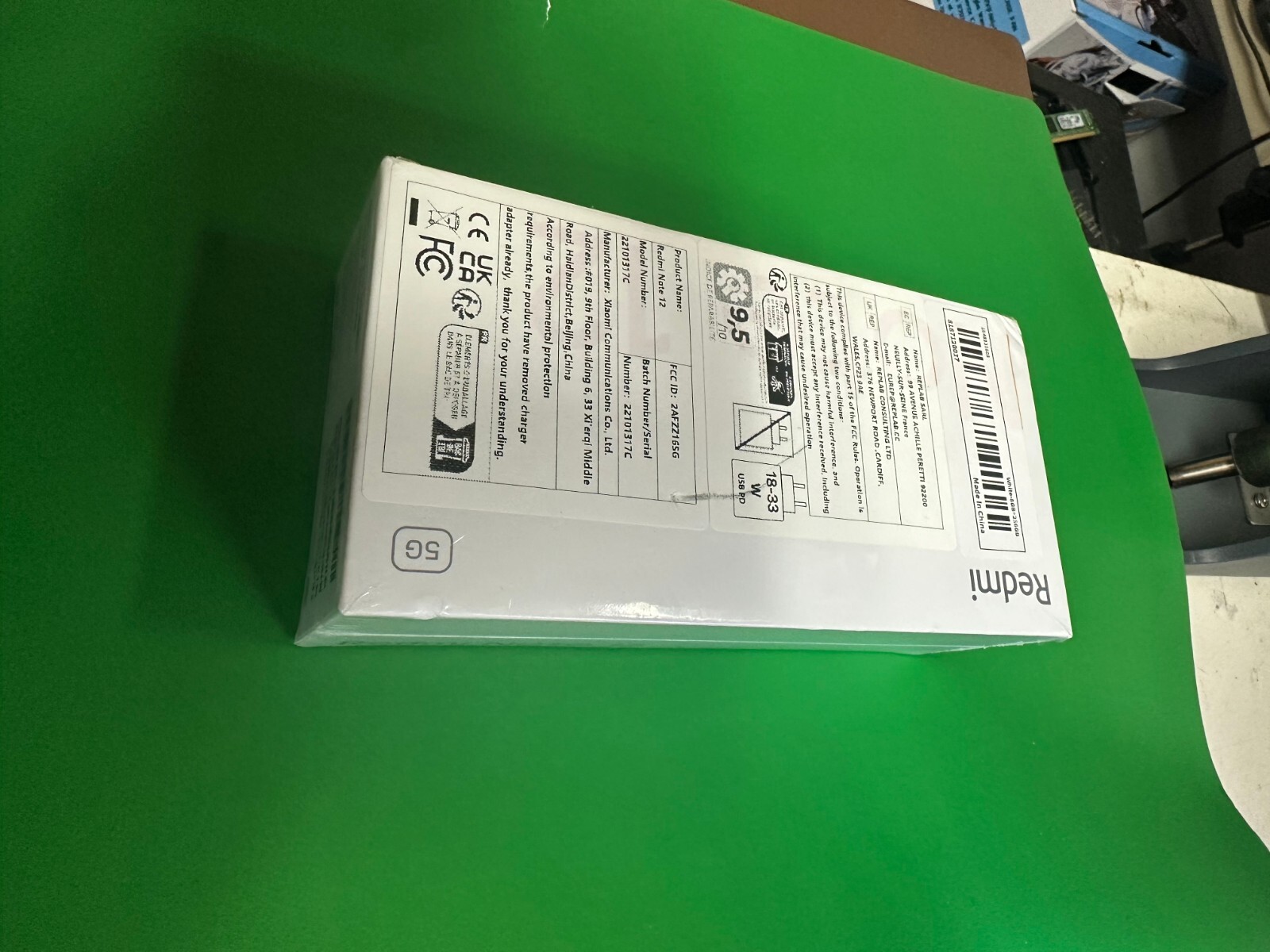 Xiaomi Redmi Note 12 5G 8GB 256GB Unlocked Dual Sim 120HZ Snapdrag 4 New Sealed