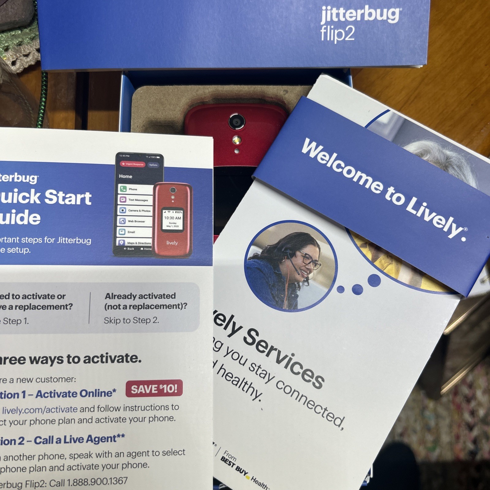 Lively Flip Jitterbug Flip 2 Cell Phone for Seniors. New in box- 🆕