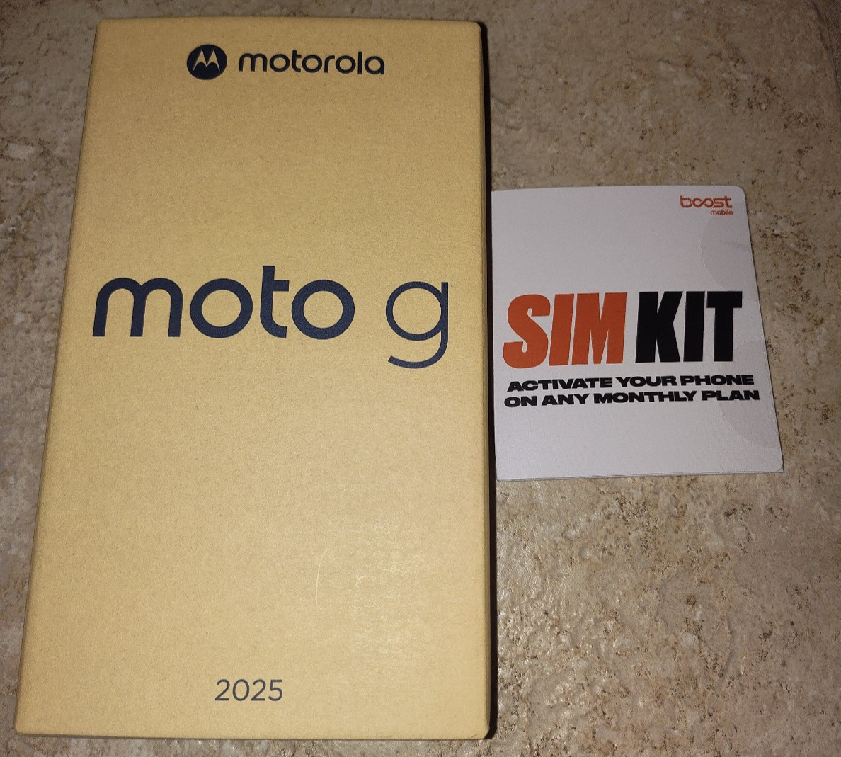 Motorola Moto G 5G Boost Mobile Smartphone (2025) 128GB, Includes Sim Kit NEW