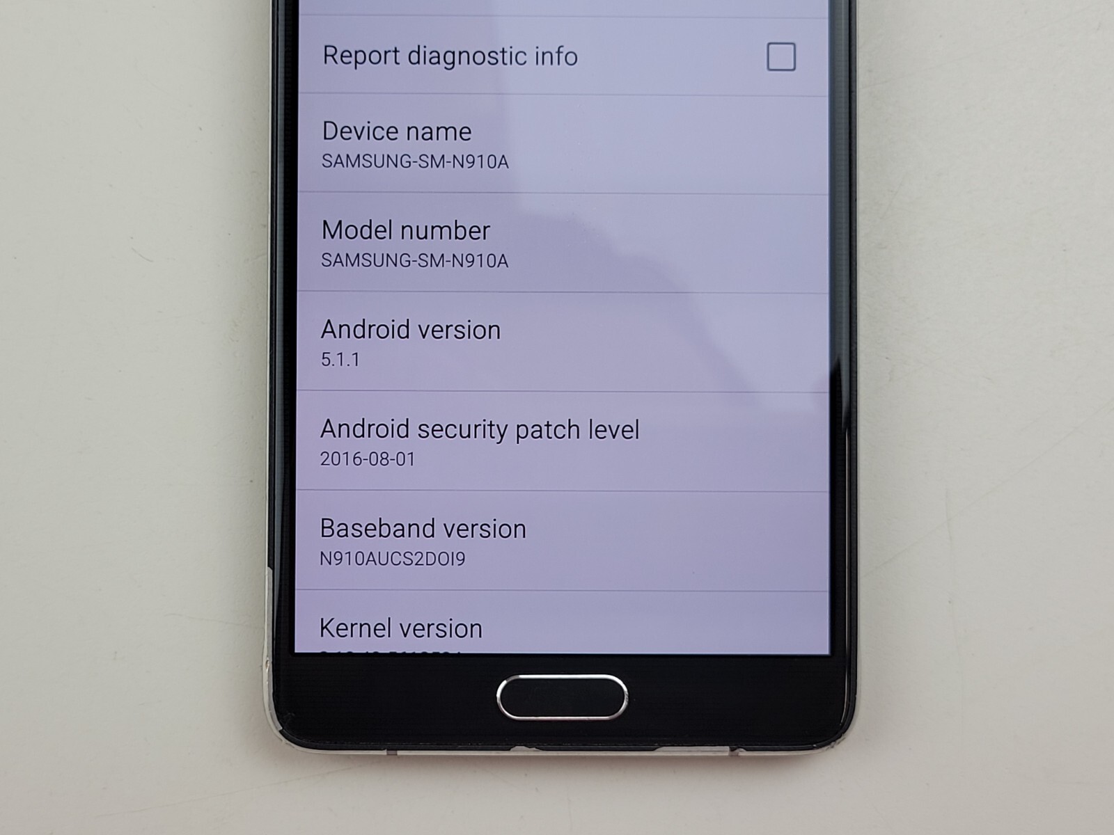 Samsung Galaxy Note 4 (SM-N910A) 32GB (AT&T) Smartphone – Clean IMEI – J9546