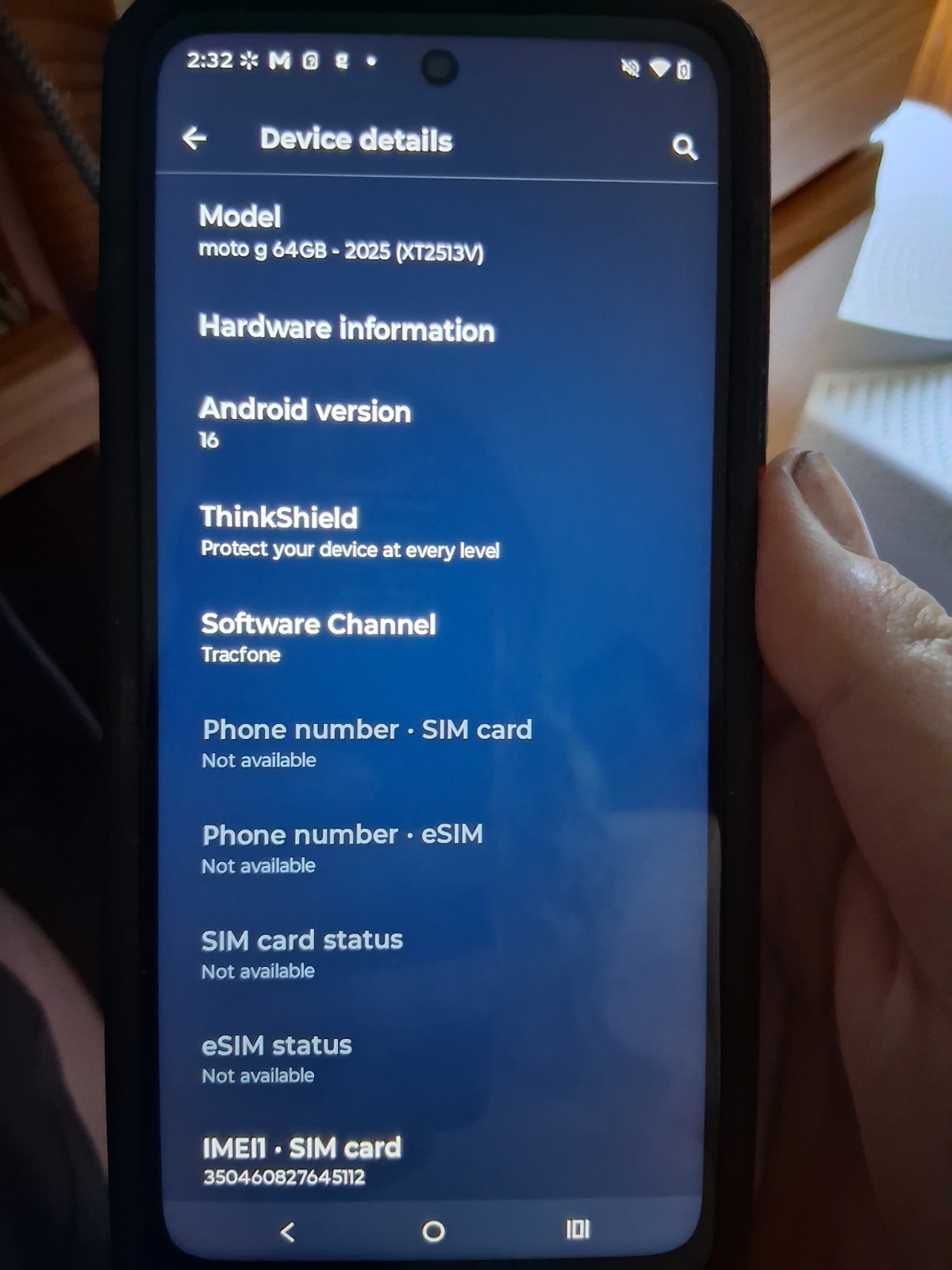 Moto G 2025 – Blue – 64GB – Straight Talk Locked + extras