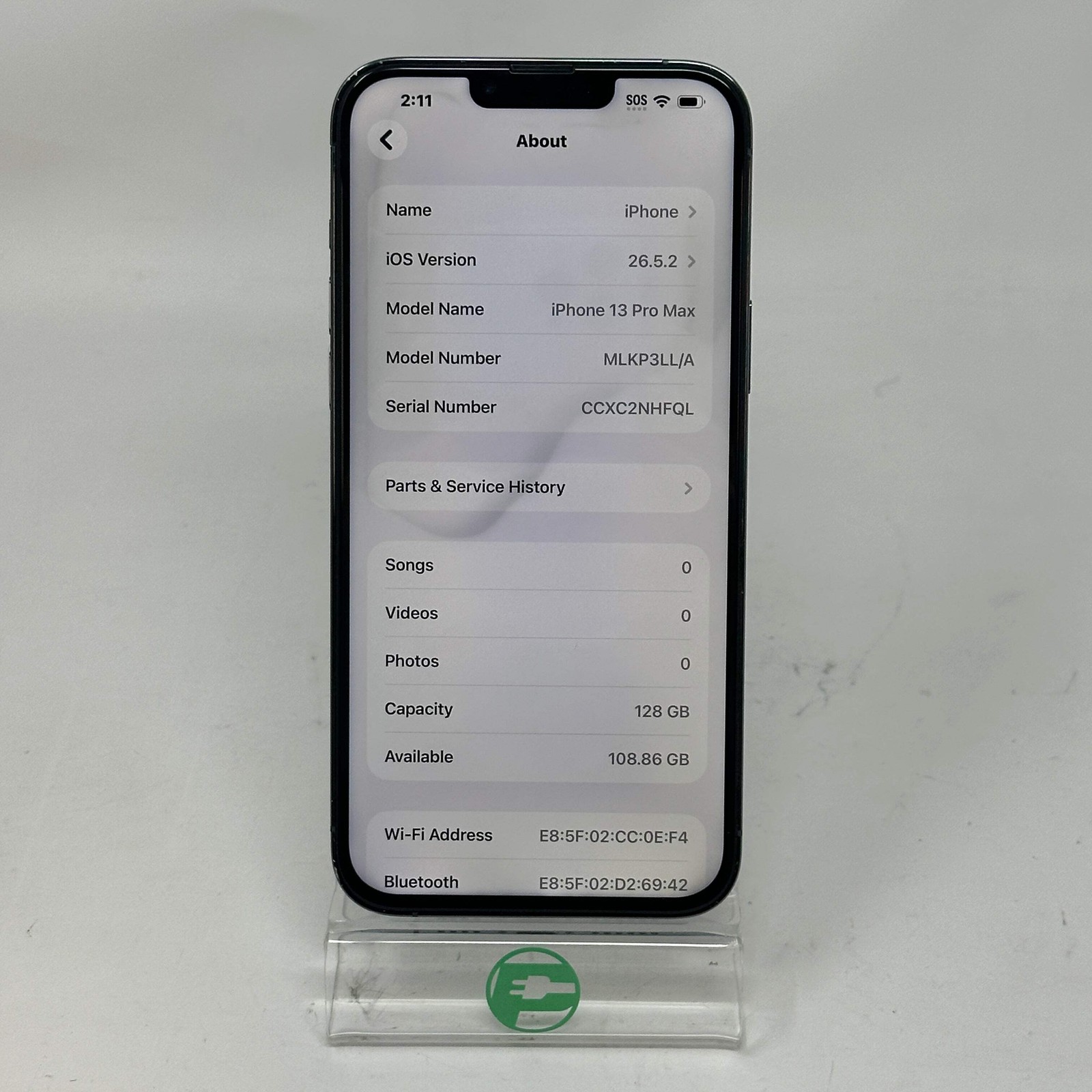 Broken Unlocked Apple iPhone 13 Pro Max 128GB 26.5.2 MLKP3LL/A /Multiple Issues