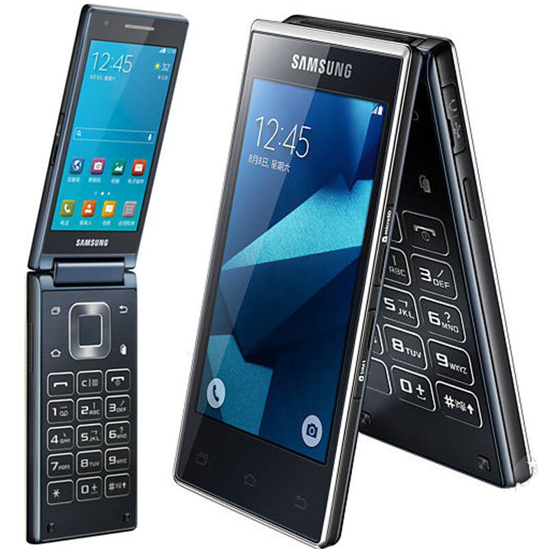 Samsung Galaxy SM-G9198 UNLOCKED LTE Dual SIM 16MP WiFi Flip Smartphone OPEN BOX