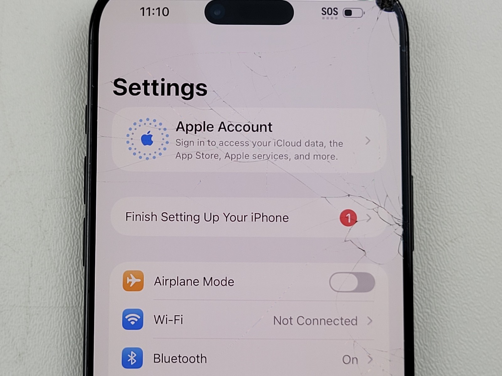 Apple iPhone Air (A3260) 256GB (C-Spire) – *DAMAGED* – Clean IMEI – H7721