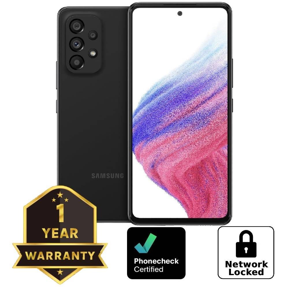 Samsung Galaxy A53 5G – 128 GB – Awesome Black (Spectrum) – Very Good