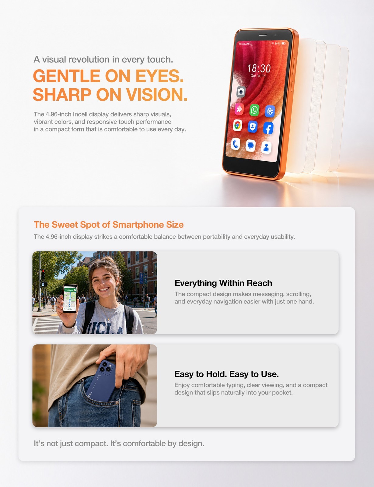 AGM N2 Android 16 Go Mini SmartPhone 4.96in 3GB+32GB 4G T-Mobile Unlocked Phone