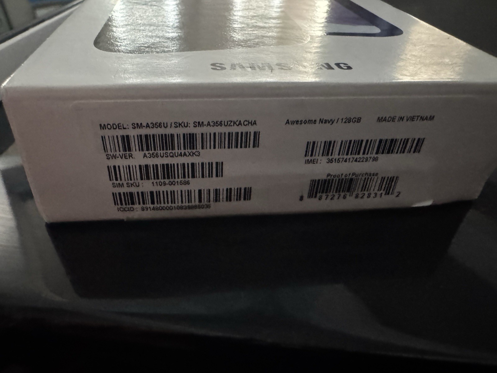 Samsung Galaxy A35 5G Smartphone 128GB Spectrum Mobile Awesome Navy