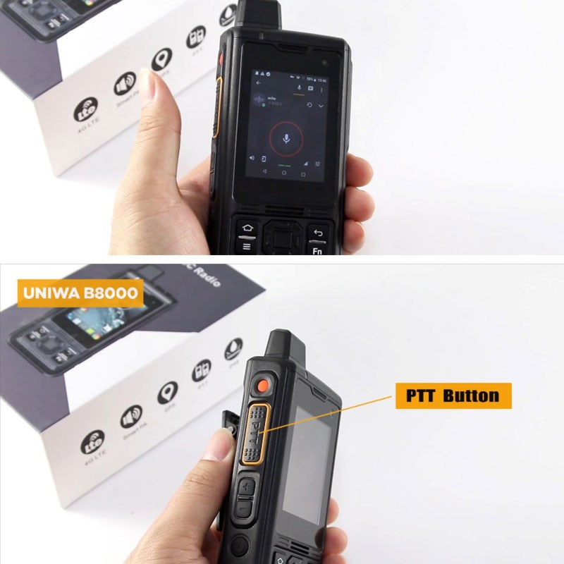 Global 4G LTE Android 8.1 Rugged Cell Phone Waterproof Outdoors UNIWA B8000