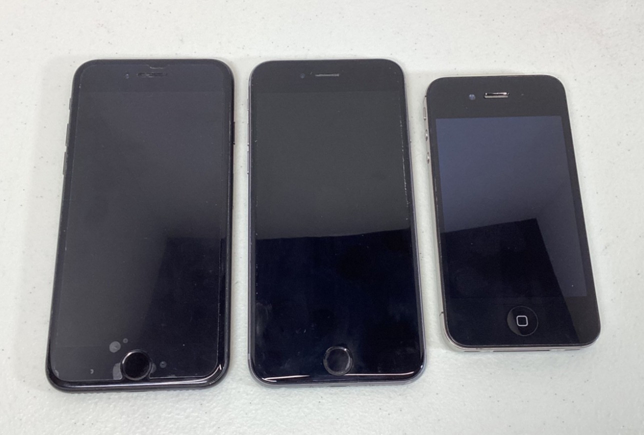 Apple iPhone Lot Of 3 – A1387 16GB, A1549 64GB, A1778 32GB Parts or Repair Only