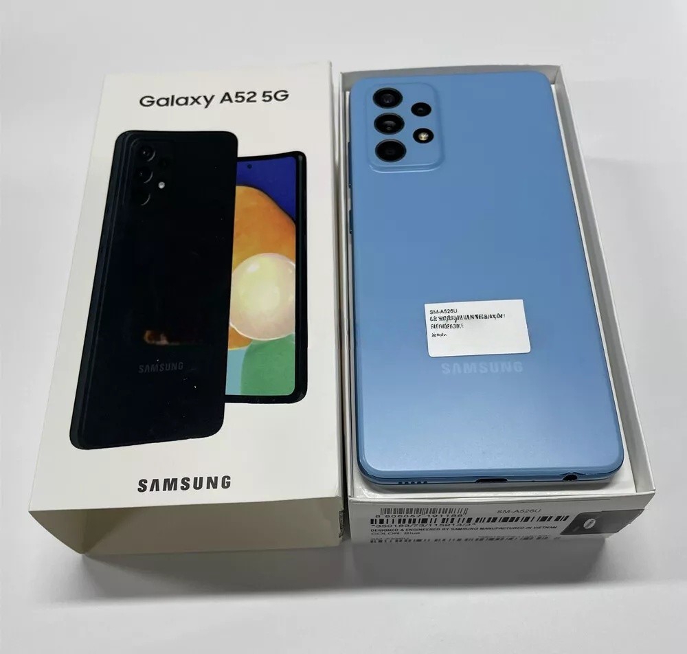 Samsung Galaxy A52(5G) SM-A526U 128GB+6GB Factory Unlocked Smartphone -New z9