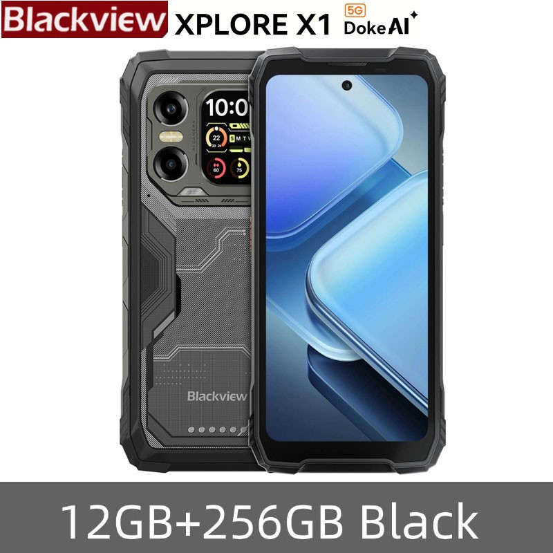 Blackview XPLORE X1 5G AI Rugged Smartphone Android 15 Waterproof 108MP Unlocked