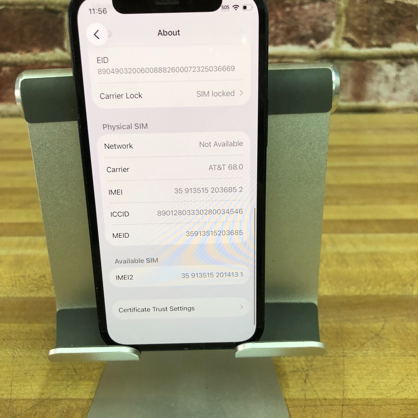 Good – Apple iPhone 12 mini 64GB Black AT&T Locked A2176