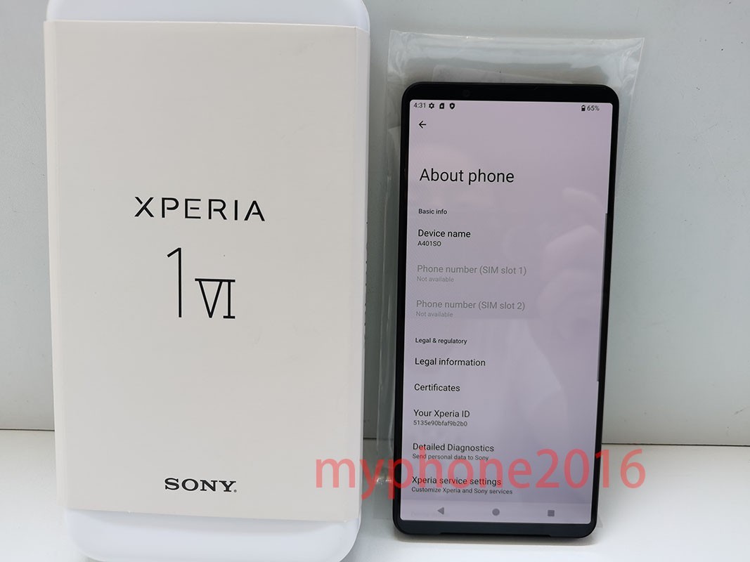 Sony Xperia 1 VI (Unlocked) Android 256GB + 12GB Nano-SIM + eSIM Docomo version